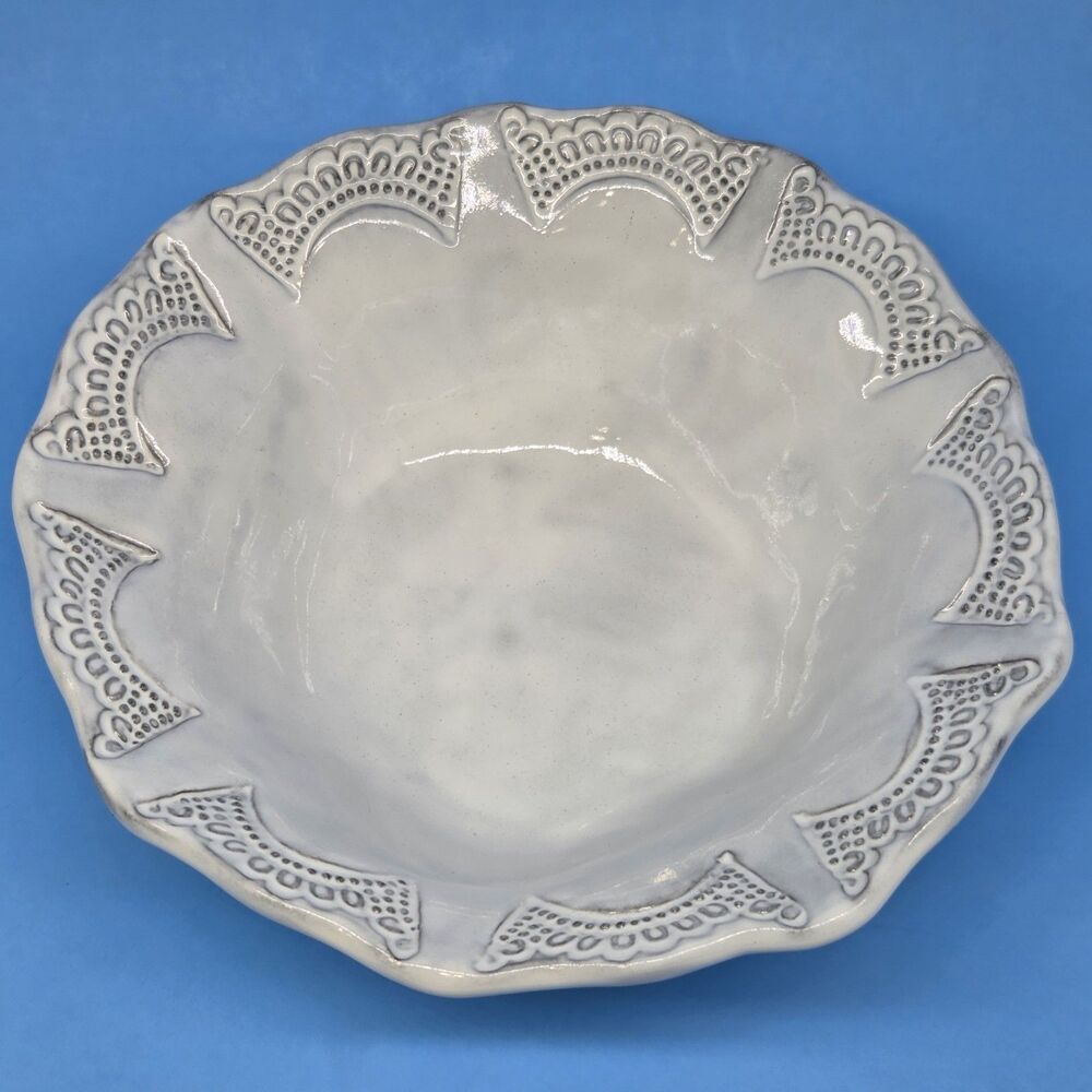 'Incanto Lace' by Vietri ceramic Cereal Bowl